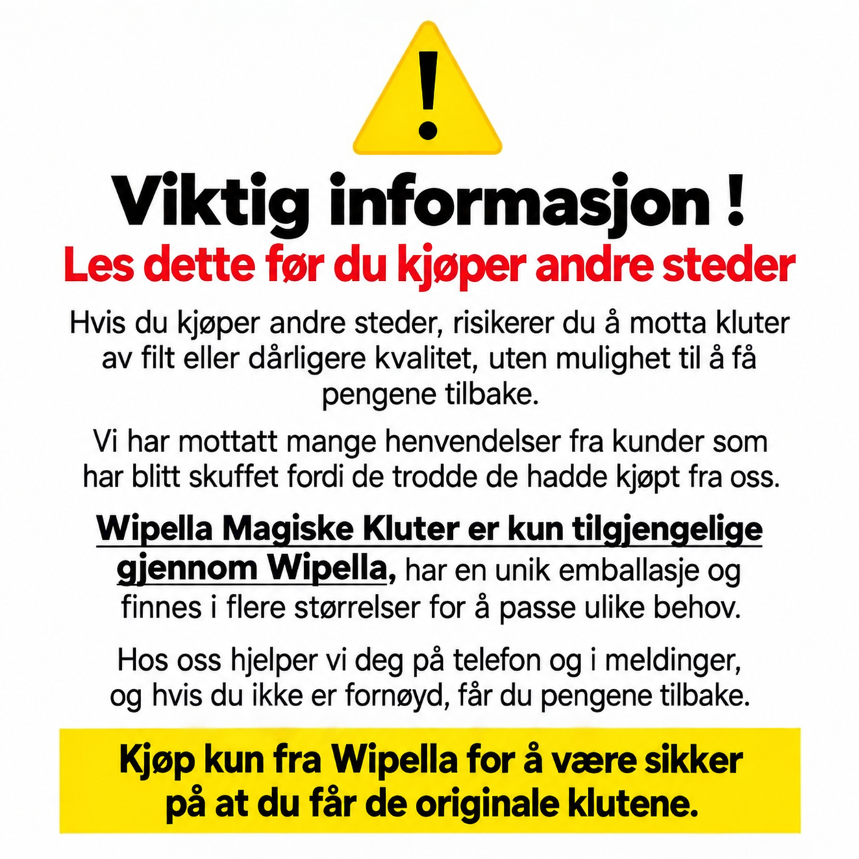 Wipella Magiske Kluter